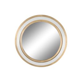 Espejo de pared Home ESPRIT Blanco Dorado Cristal Hierro 108 x 5,5 x 108 cm Precio: 214.305883. SKU: B17B4P27T2