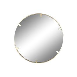 Espejo de pared Home ESPRIT Dorado Cristal Hierro 122 x 4 x 122 cm