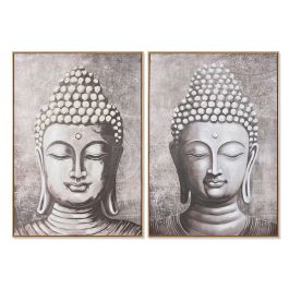 Cuadro Home ESPRIT Buda Oriental 70 x 3,5 x 100 cm (2 Unidades)