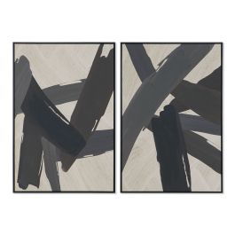 Cuadro Home ESPRIT Marrón Negro Beige Abstracto Moderno 83 x 4,5 x 123 cm (2 Unidades) Precio: 134.423861. SKU: B16KBQQ7ZC