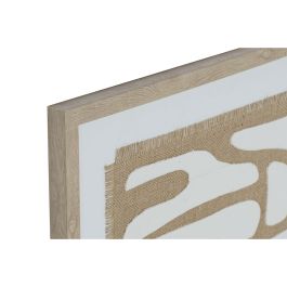 Cuadro Home ESPRIT Blanco Beige Abstracto Escandinavo 52,7 x 2,5 x 72,5 cm (2 Unidades)