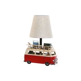 Lámpara de mesa Home ESPRIT Blanco Rojo Lino Metal 20 x 14 x 30 cm Precio: 54.94999983. SKU: B18HCCKGLZ