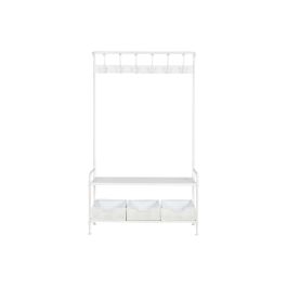 Recibidor con Cajones Home ESPRIT Blanco Metal 110 x 36 x 186 cm