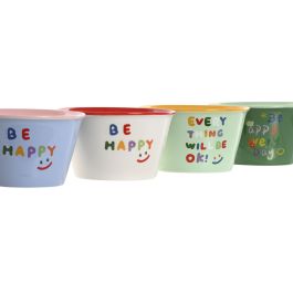 Bol Shabby DKD Home Decor Multicolor 13.2 x 7.5 x 13.2 cm (4 Unidades) Precio: 21.7195003751. SKU: B1FHHCJX78