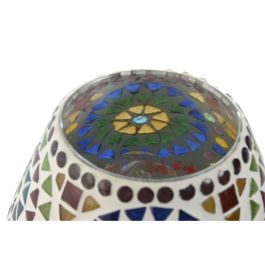 Lámpara de mesa Home ESPRIT Multicolor Aluminio Cristal 220 V 13 x 13 x 17 cm (2 Unidades)