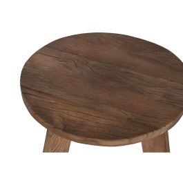 Mesa auxiliar Home ESPRIT Marrón Madera Reciclada 60 x 60 x 45 cm