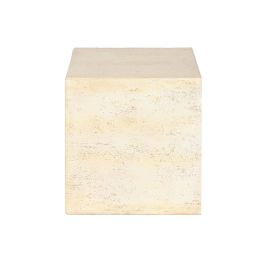 Mesita Auxiliar Home ESPRIT Beige Magnesio 40 x 40 x 40 cm