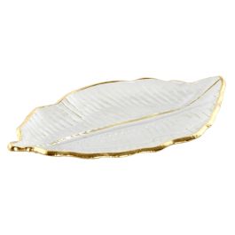 Centro Mesa Tropical DKD Home Decor Transparente Dorado 13 x 2 x 23 cm Precio: 7.865000254099999. SKU: B1JHCNB54R