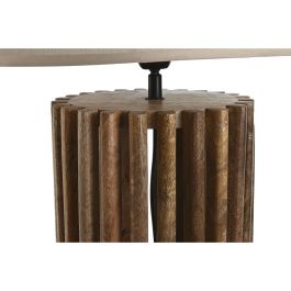 Lámpara de mesa Home ESPRIT Marrón Madera de mango 50 W 220 V 23 x 23 x 72 cm