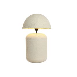 Lámpara de mesa Home ESPRIT Blanco Papel Hierro 50 W 220 V 30 x 30 x 53 cm