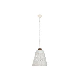 Lámpara de Techo Home ESPRIT Blanco Bambú Madera de mango 50 W 48 x 48 x 57 cm