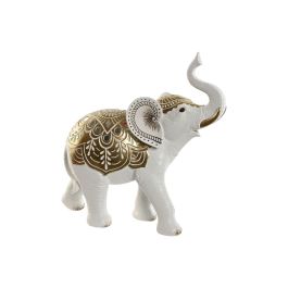 Figura Decorativa Home ESPRIT Blanco Dorado Elefante 31 x 12 x 31 cm Precio: 50.94999998. SKU: B176XP5KV4