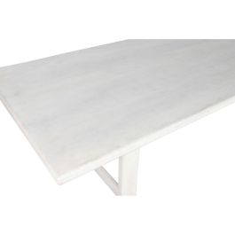 Mesa de Comedor Home ESPRIT Blanco Madera de mango 213,4 x 96,5 x 76,2 cm