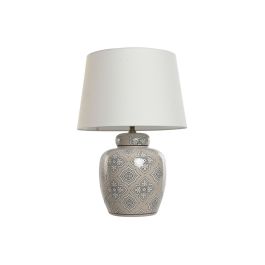 Lámpara de mesa Home ESPRIT Blanco Beige Cerámica 50 W 220 V 43,5 x 43,5 x 61 cm