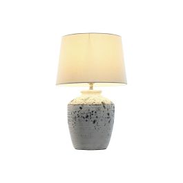Lámpara de mesa Home ESPRIT Blanco Negro Cerámica 50 W 220 V 36 x 36 x 58 cm