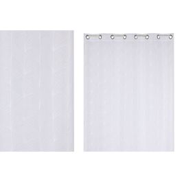 Cortina Urban DKD Home Decor Blanco 260 x 140 cm