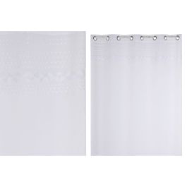 Cortina Boho DKD Home Decor Blanco 260 x 140 cm