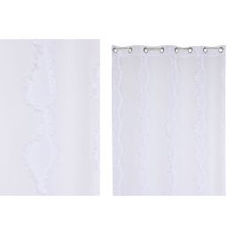 Cortina Boho DKD Home Decor Blanco 260 x 140 cm