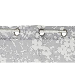 Cortina Romantico DKD Home Decor Gris 260 x 140 cm