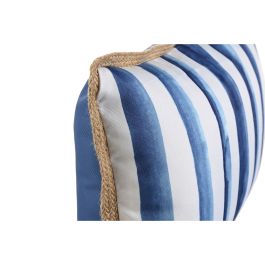 Cojin Terraza Y Jardin DKD Home Decor Azul Blanco 30 x 50 cm