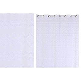 Cortina Boho DKD Home Decor Blanco 260 x 140 cm