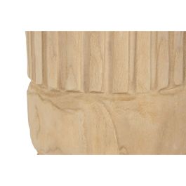 DKD Home Decor Macetero Natural Madera Paulownia 28 x 28 x 50 cm