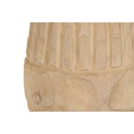 DKD Home Decor Jarron Natural Jarrones 24 Madera Paulownia Natural 32 x 42 x 32 cm