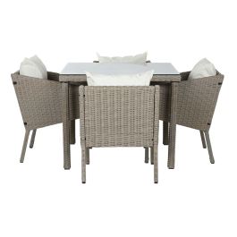 Mesa Terraza Y Jardin DKD Home Decor 90 x 72 x 90 cm Set de 5