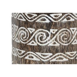 DKD Home Decor Macetero Indonesia 1c24 Marron Blanco 30 x 120 x 30 cm