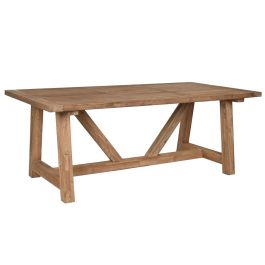 Mesa de Comedor Home ESPRIT Natural madera de teca 200 x 100 x 75 cm Precio: 852.94999955. SKU: B1AGXGM28P
