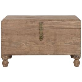 DKD Home Decor Arcón Item Home Negro Natural 54 x 54 x 89 cm