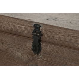 DKD Home Decor Arcón Item Home Unique/Antique Negro Marrón Madera 31 x 31 x 46 cm