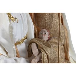 Nacimiento Navidad Moderna DKD Home Decor Blanco Dorado 24 x 50 x 27 cm