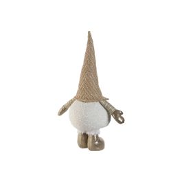 Figura Navidad Moderna DKD Home Decor Beige Blanco 20 x 58 x 30 cm (2 Unidades)