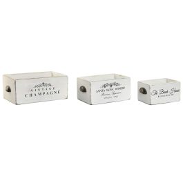 Cajas de almacenamiento Home ESPRIT Blanco Madera de abeto 35 x 22 x 15 cm 3 Piezas Precio: 41.94999941. SKU: B1FQ7JQ2CQ