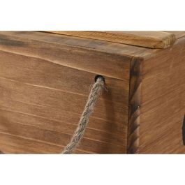 Cajas de almacenamiento Home ESPRIT Genuine Natural Madera de abeto 38 x 24 x 20 cm 3 Piezas