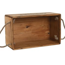 Caja Tradicional DKD Home Decor Natural 24 x 20 x 38 cm Set de 3