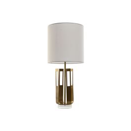 Lámpara de mesa Home ESPRIT Blanco Dorado Hierro 50 W 220 V 35 x 35 x 78 cm
