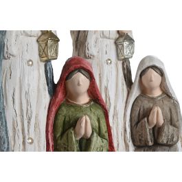 Nacimiento Navidad Tradicional DKD Home Decor Gris Verde 12 x 44 x 22.5 cm (2 Unidades)