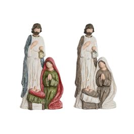 Nacimiento Navidad Tradicional DKD Home Decor Gris Verde 12 x 44 x 22.5 cm (2 Unidades)