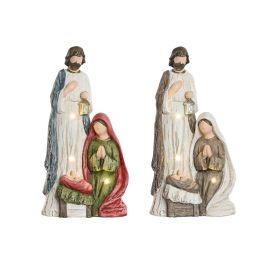 Nacimiento Navidad Tradicional DKD Home Decor Gris Verde 12 x 44 x 22.5 cm (2 Unidades)