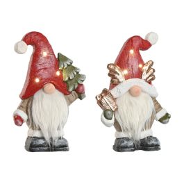 Figura Navidad Tradicional DKD Home Decor Rojo Blanco 11.5 x 38 x 25 cm (2 Unidades) Precio: 61.104999721700004. SKU: B12CM87TG3