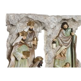 Nacimiento Navidad Tradicional DKD Home Decor Multicolor 11 x 31.5 x 19.5 cm (2 Unidades)