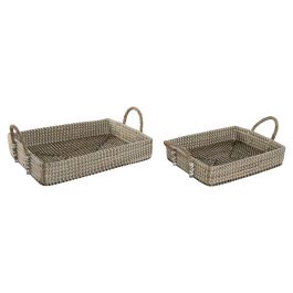 Bandeja Decoracion Urban DKD Home Decor Marron Claro Natural 32 x 16 x 41 cm Set de 2 Precio: 55.526900242. SKU: B1JTP7JYTK