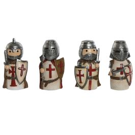 Figura Decorativa Home ESPRIT Blanco Gris 5 x 4 x 10 cm (4 Unidades) Precio: 26.014999939499997. SKU: B122YY2RVE