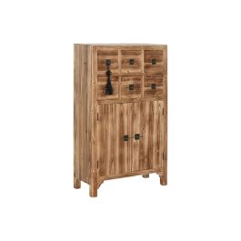 Cajonera Home ESPRIT Negro Natural Abeto Madera MDF Oriental 63 x 27 x 101 cm Precio: 275.2750001089. SKU: B13CAZVGL4