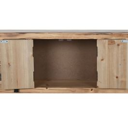 Consola Home ESPRIT Negro Abeto Madera MDF 96 x 24 x 79 cm