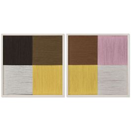 Cuadro Urban DKD Home Decor Multicolor 3 x 50 x 50 cm (2 Unidades) Precio: 76.8350002299. SKU: B1746RBRF8