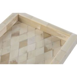 Bandeja Decoracion Colonial DKD Home Decor Crudo 15.5 x 2.8 x 20.5 cm