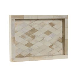 Bandeja Decoracion Colonial DKD Home Decor Crudo 15.5 x 2.8 x 20.5 cm